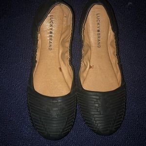 LUCKY 🍀 BRAND BLACK BALLERINA FLATS